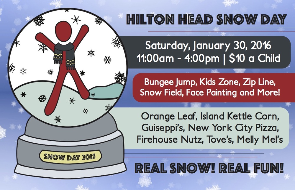 Hilton Head Snow Day 2016