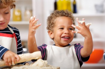 toddler cooking