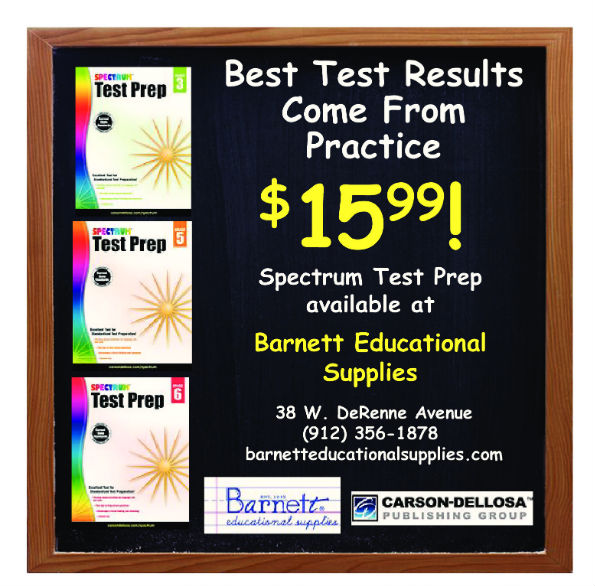 test prep workbooks Savannah Barnett 