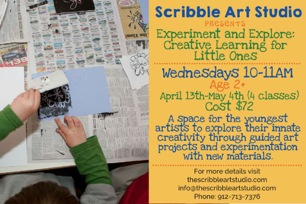 Scribble Art Studio art classes for toddlers 