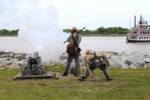 Old Fort Jackson cannon firings Savannah 