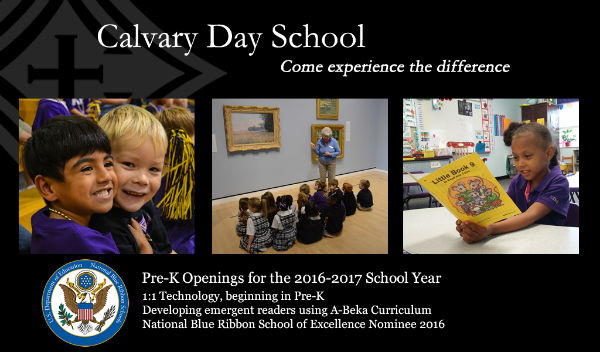 pre-K Calvary Day School Savannah 