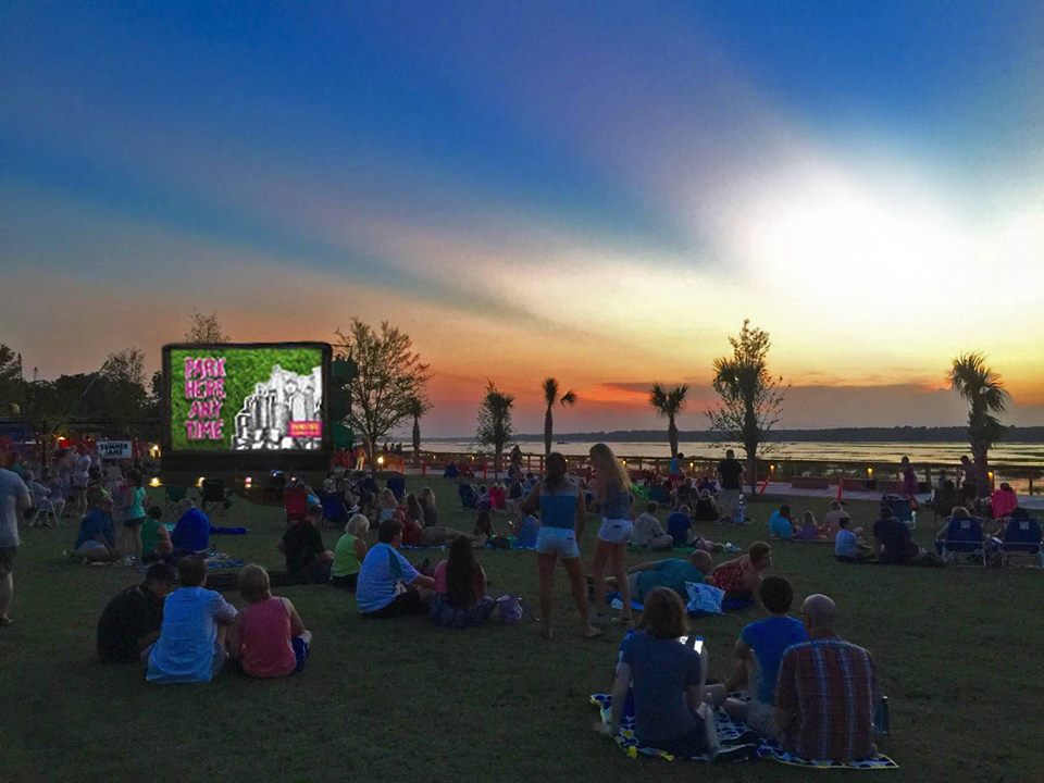 Free summer movies in the Park Hilton Head Tybee Island 