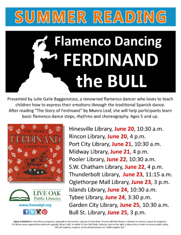 Free Flamenco Dancing event Savannah 