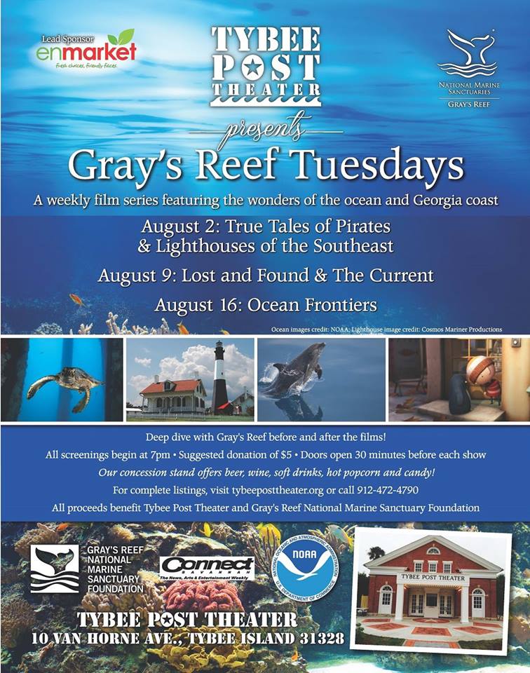 Gray's Reef Tuesdays Tybee Post Theater 2016