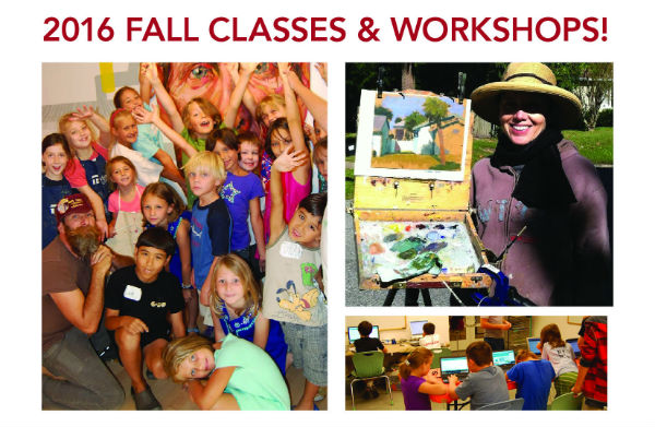 Fall art classes video game development Savannah Telfair Museums