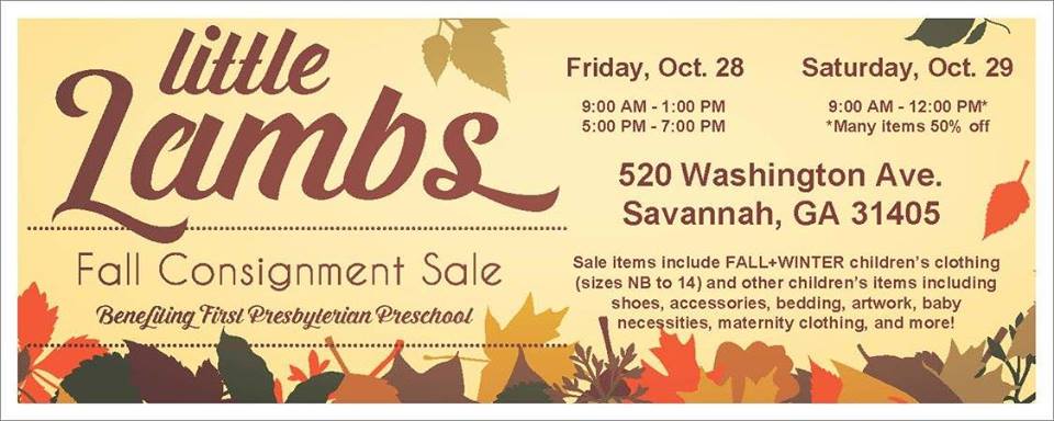 Little Lambs Fall Consignment Sale Savannah 2016