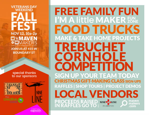 Free Family Fall Festival Maven Makers Savannah 