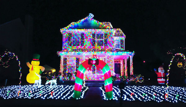 Best Home Holiday Christmas Lights Displays Pooler 