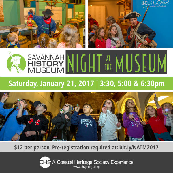 Night at the Museum 2017 Savannah History Museum 