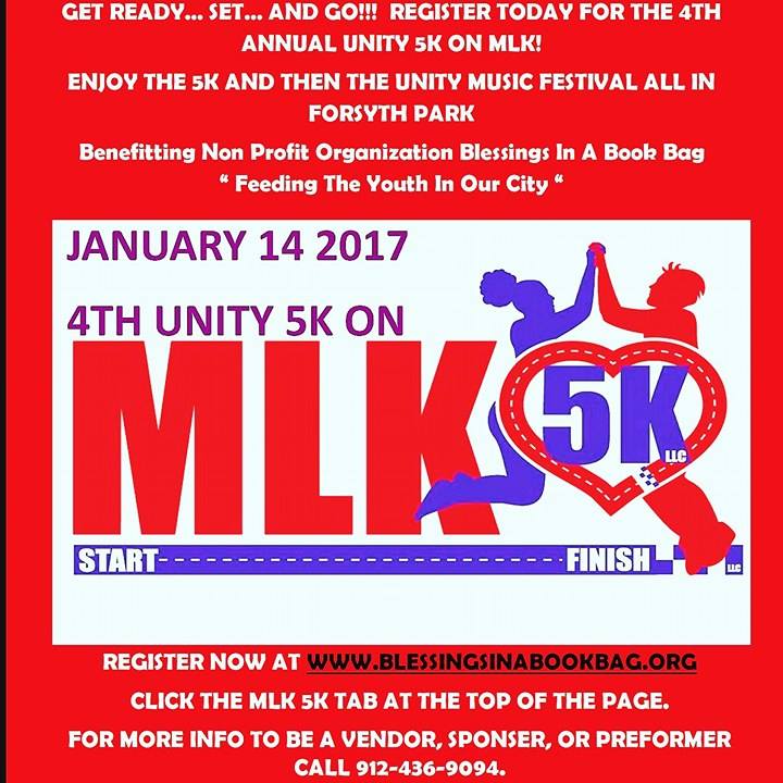 Unity 5K Savannah MLK 2017 Blessings Bookbag