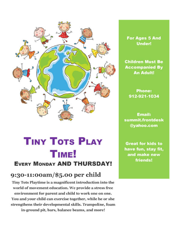 Tiny Tots Play Time Mommy & Me Summit Gymnastics Savannah 