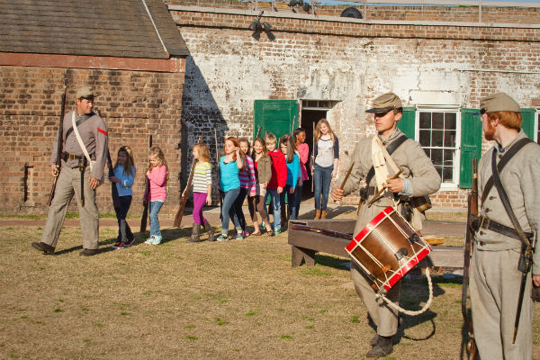 Old Fort Jackson Campover sleepover Coastal Heritage Society Savannah 