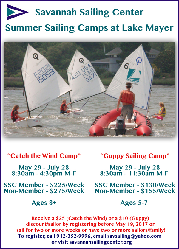 Savannah Summer Camps Sailing Lake Mayer 