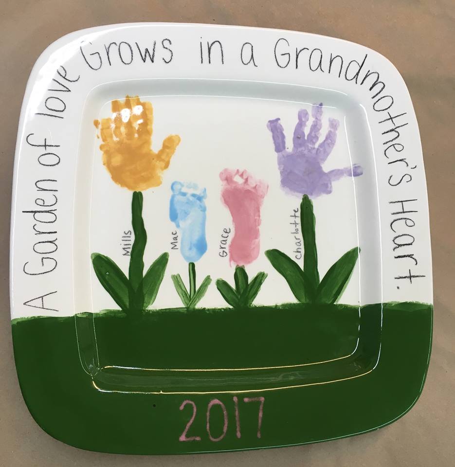 Mother's Day gifts Savannah Starlight Pottery paint-your own 2017 