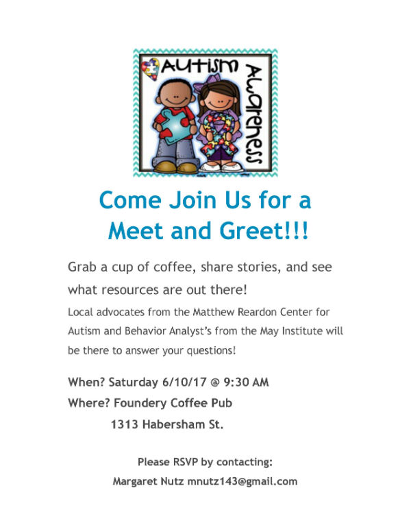 Autism resources in Savannah Matthew Reardon Center Parents 