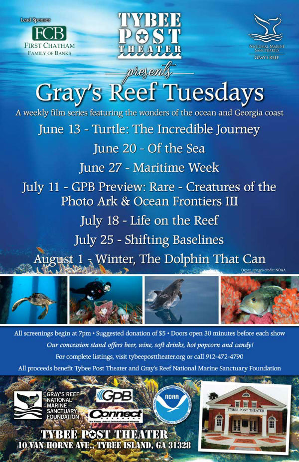 Free Gray's Reef Tuesdays 2017 Tybee 