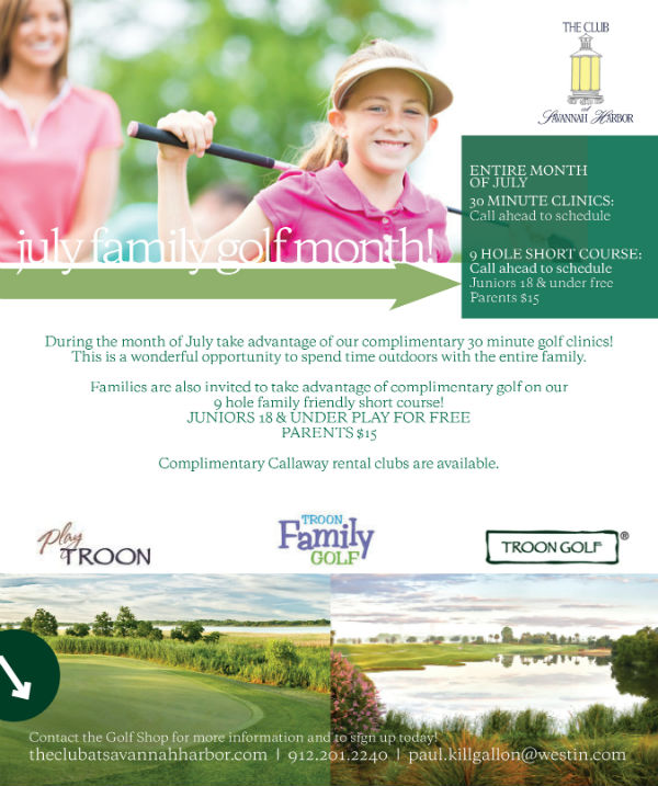 Golf Summer Discounts savannah Club Harbor 