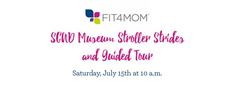 FIT4MOM Stroller Strides SCAD Museum class & tour