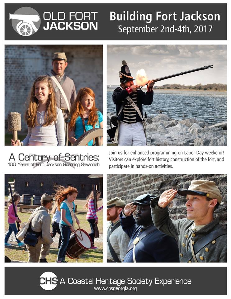 Labor Day weekend events in Savannah Old Fort Jackson 