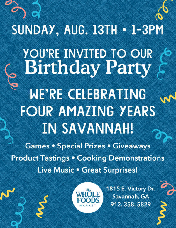 Free Anniversary Party Whole Foods Market 