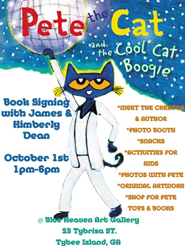 FREE Pete the Cat Book signing, meet author Tybee Island 