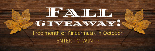 Fall Giveaway Kindermusik Savannah music classes children 