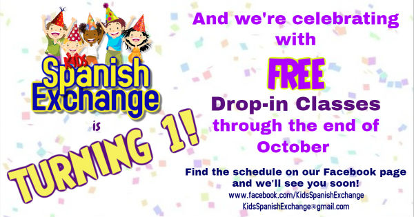 Free Spanish drop-in classes kids Richmond Hill