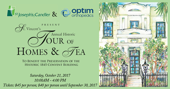 Savannah schools St. Vincent's Tours Tea 