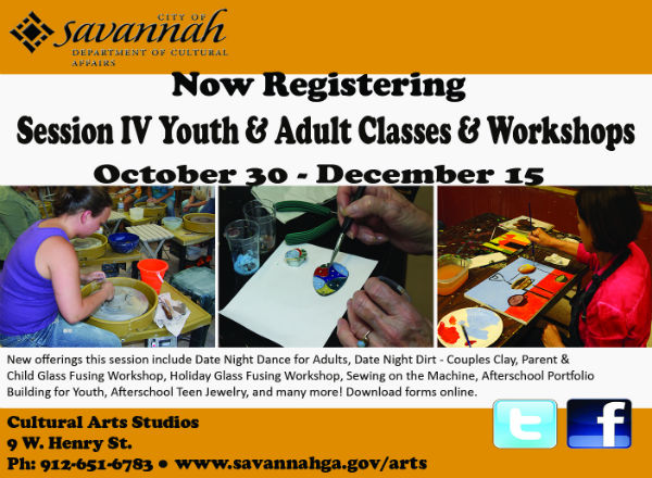 Art Clay Classes Youth Children Savannah Holidays 2017