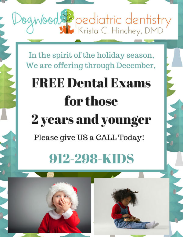 Free dental exams Savannah Dogwood Pediatric Dentistry 