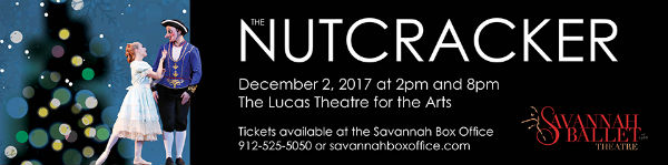 Nutcracker in Savannah Ballet Lucas 2017 Christmas events 