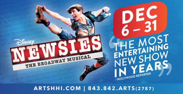 Newsies Savannah Hilton Head Is. Arts Center Coastal Carolina 