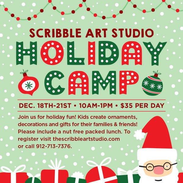 Savannah Holiday Camps 2017 Scribble Art Studio 