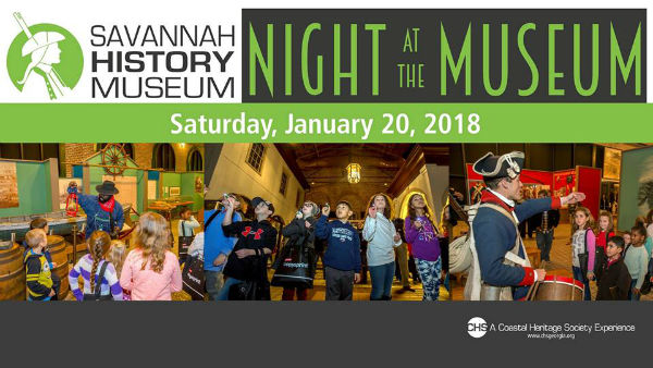 Night at the Museum Savannah History Coastal Heritage Society 