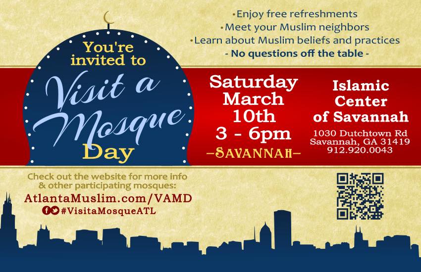 Visit Mosque Day March 10 Savannah 2018 