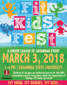 Fit Kids Fest Junior League Savannah free family event 
