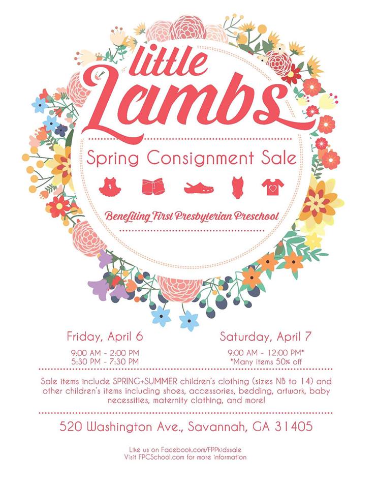 Little Lambs consignment sale Savannah Spring 2018 