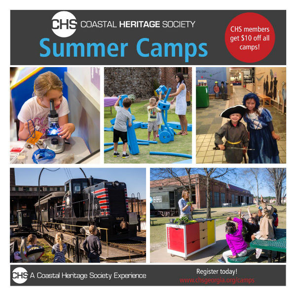Coastal Heritage Society Summer Camps 2018 Savannah Children's Museum Georgia State Railroad 