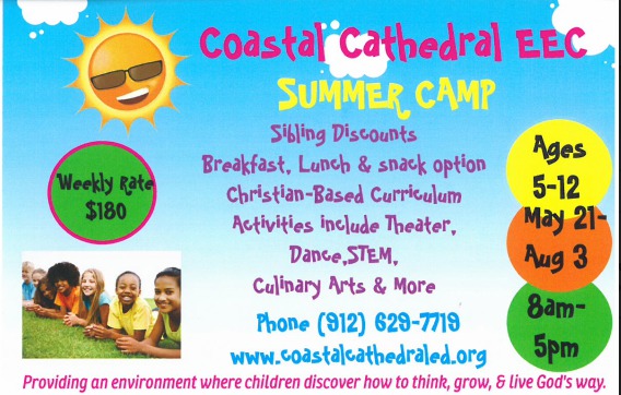 Coastal Cathedral Summer Camps Savannah preschool 