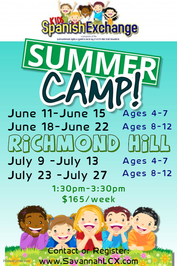 Richmond Hill Summer Camps Spanish Immersion 2018