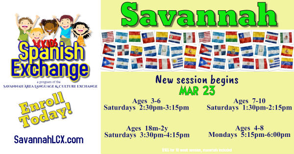 Spanish kids classes Savannah