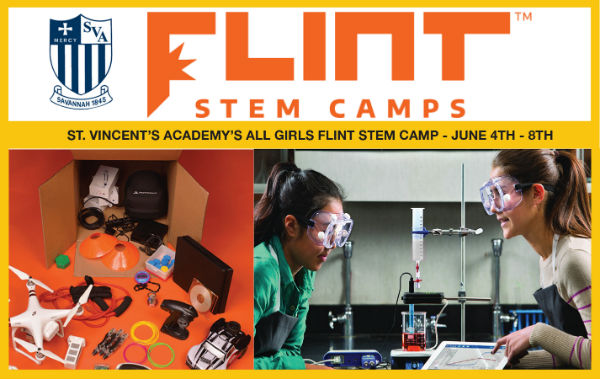 Flint STEM Girls Camp Savannah St. Vincent's Academy Summer Camps 