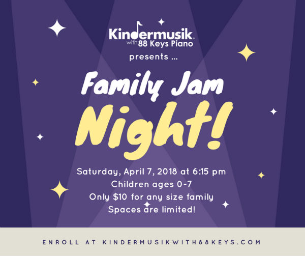 Family Jam Night Savannah Kindermusik Music 