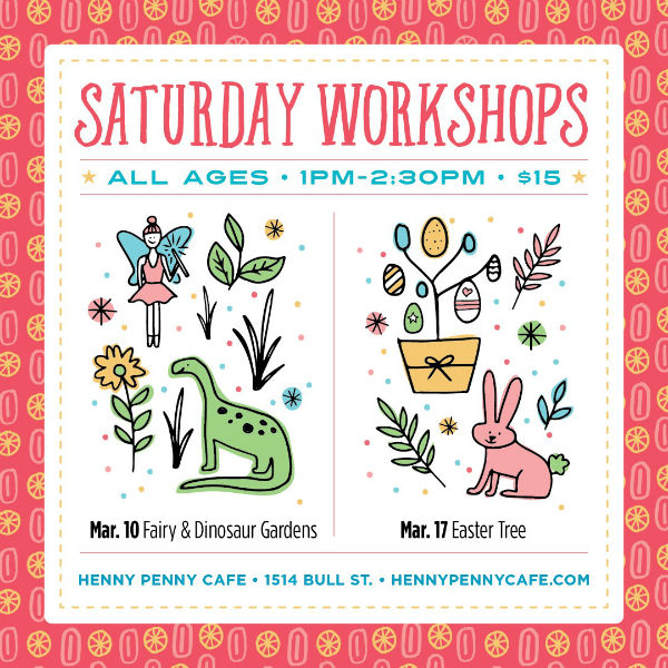 Saturday Workshop Henny Penny Art Space Savannah 