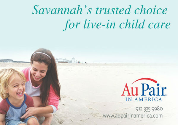 Au Pair live-in nanny childcare Savannah Hilton Head 