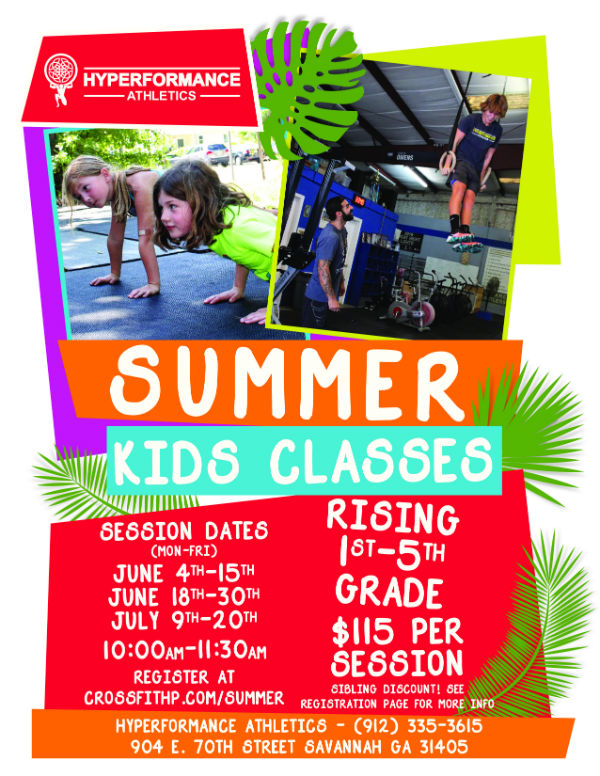 Crossfit Summer Kids Classes Savannah 