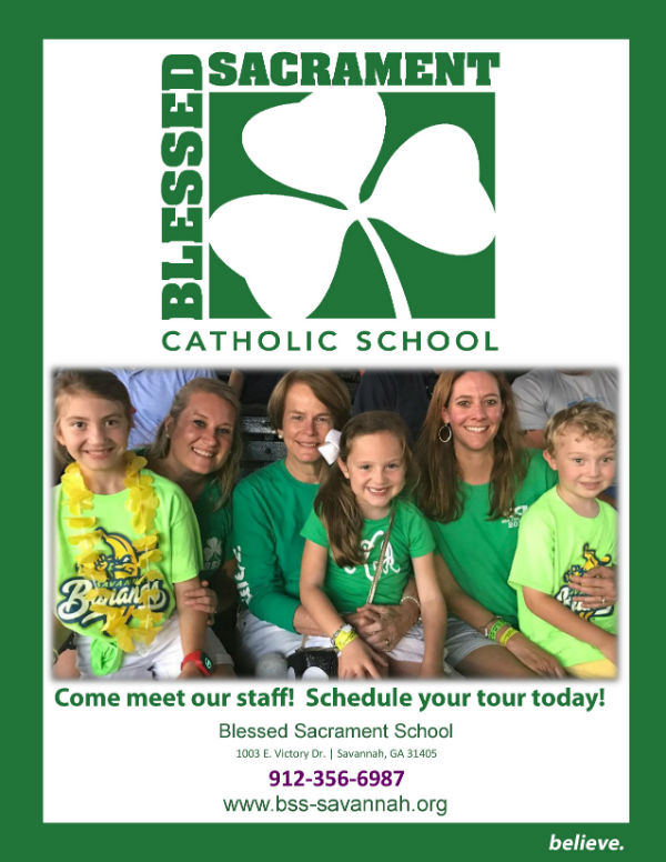 Savannah private schools Blessed Sacrament Catholic