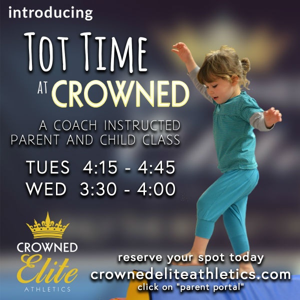 Toddlers Savannah Crowned Elite gymnastics mommy me 