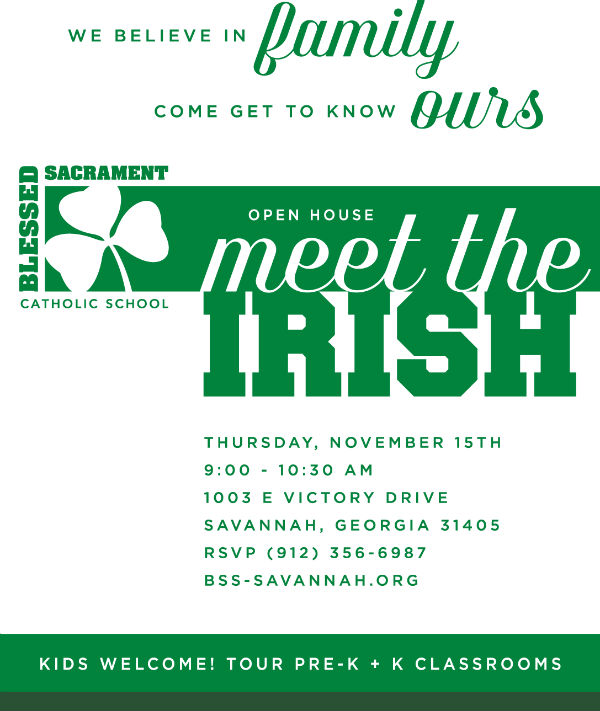 Savannah private schools Blessed Sacrament catholic preK kindergarten